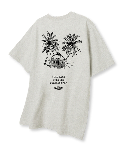 TI.GLAKE(ティーグレイク)の「フルタンクオーバーサイズ半袖Tシャツオートミール(Tシャツ/カットソー・メンズ・その他・LARGE/X-LARGE/XX-LARGE)」の3枚目の写真