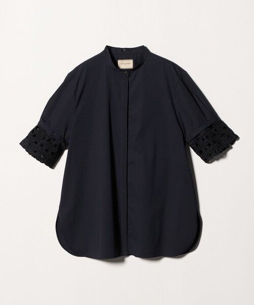 UNITED ARROWS（ユナイテッドアローズ）の「エンブロイダリー シャツ ブラウス 4WAY（シャツ/ブラウス・レディース・オフホワイト/ライトブルー/ネイビー・FREE）」の21枚目の写真