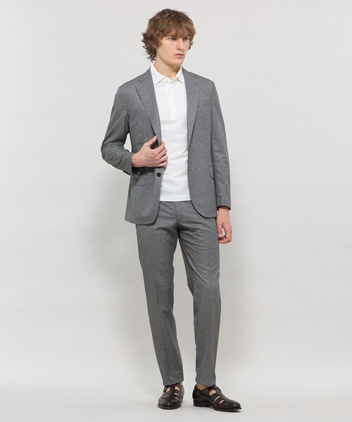 MACKINTOSH LONDON(マッキントッシュ ロンドン)の「【BREASY JACKET】トリコットプリントセットアップパンツ(その他パンツ・メンズ・グレー系その他/ブルー・90/86/82/78/94)」の3枚目の写真