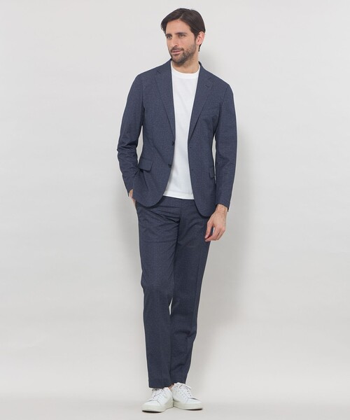 MACKINTOSH LONDON(マッキントッシュ ロンドン)の「【BREASY JACKET】トリコットプリントセットアップパンツ(その他パンツ・メンズ・グレー系その他/ブルー・90/86/82/78/94)」の4枚目の写真