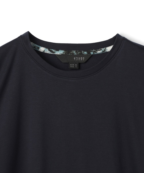 ATSURO TAYAMA（アツロウタヤマ）の「メッシュ使い重ね着風プルオーバー（Tシャツ/カットソー・レディース・オフホワイト/ブラック・M/L）」の9枚目の写真