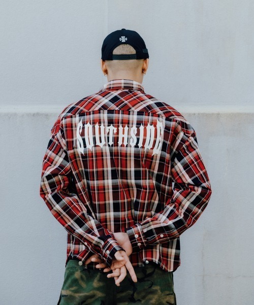 STYLISE（スタイライズ）の「【BREATH】CROSS CHECK SHIRT / 4カラー [BR26SS-S2007]（シャツ/ブラウス・メンズ・ブルー/レッド・L/M）」の9枚目の写真