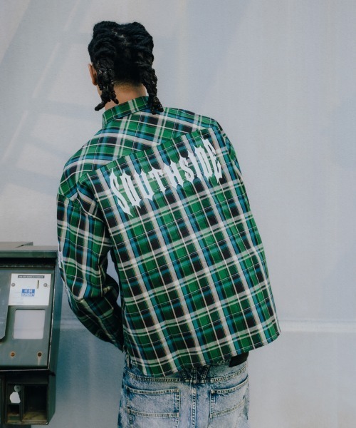 STYLISE（スタイライズ）の「【BREATH】CROSS CHECK SHIRT / 4カラー [BR26SS-S2007]（シャツ/ブラウス・メンズ・ブルー/レッド・L/M）」の13枚目の写真