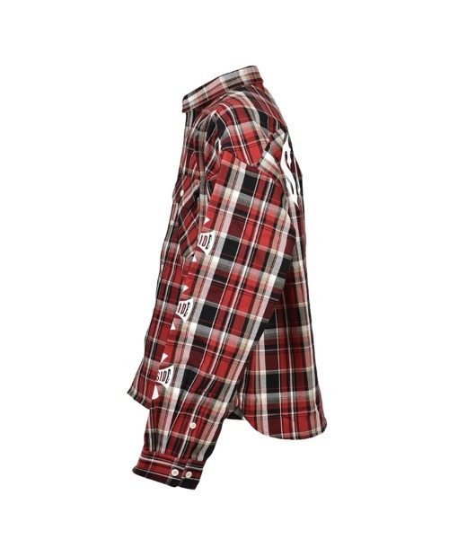 STYLISE（スタイライズ）の「【BREATH】CROSS CHECK SHIRT / 4カラー [BR26SS-S2007]（シャツ/ブラウス・メンズ・ブルー/レッド・L/M）」の15枚目の写真