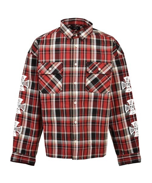 STYLISE（スタイライズ）の「【BREATH】CROSS CHECK SHIRT / 4カラー [BR26SS-S2007]（シャツ/ブラウス・メンズ・ブルー/レッド・L/M）」の3枚目の写真