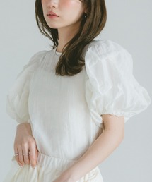 セール】フラワージャガード袖バルーントップス（その他トップス