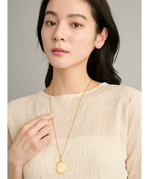 Mila Owen（ミラオーウェン）の「オーバルコインロングネックレス（ネックレス・レディース・シルバー/ゴールド・F）」の11枚目の写真