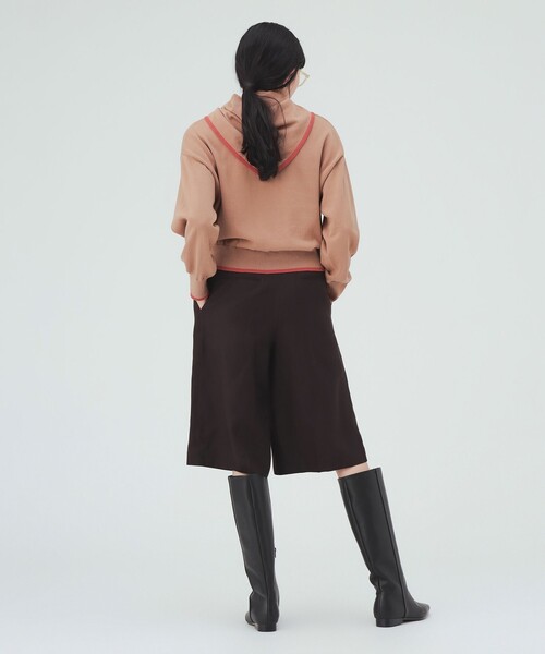 BEAMS HEART(ビームスハート)の「スカーフ セット ニット プルオーバー (セットアイテム)(ニット/セーター・レディース・その他/グレー/ブラウン・FREE)」の6枚目の写真