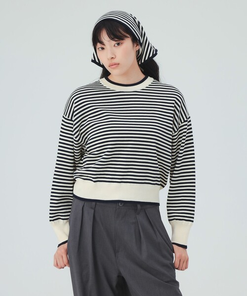 BEAMS HEART(ビームスハート)の「スカーフ セット ニット プルオーバー (セットアイテム)(ニット/セーター・レディース・その他/グレー/ブラウン・FREE)」の10枚目の写真