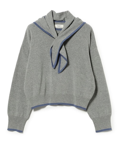 BEAMS HEART(ビームスハート)の「スカーフ セット ニット プルオーバー (セットアイテム)(ニット/セーター・レディース・その他/グレー/ブラウン・FREE)」の11枚目の写真