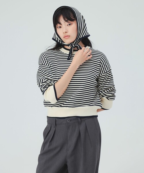 BEAMS HEART(ビームスハート)の「スカーフ セット ニット プルオーバー (セットアイテム)(ニット/セーター・レディース・その他/グレー/ブラウン・FREE)」の9枚目の写真