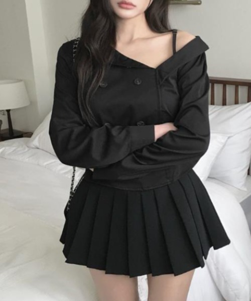 semplice(センプリチェ)の「カットソー【韓国ファッション】(Tシャツ/カットソー・レディース・ブラック/ベージュ/ライトグレー・F)」の5枚目の写真