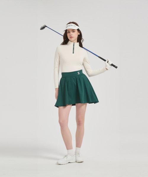 E.PARCA（イパルカ）の「パインツリー ハイウエストフレアスカート（スカート・レディース・ダークグリーン・SMALL/X-SMALL/MEDIUM/LARGE）」の5枚目の写真