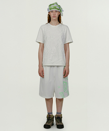 Softscript Mesh Shorts White