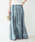 Deuxieme Classe�i�h�D�[�Y�B�G���N���X�j�́uTIEDYE LINEN �X�J�[�g�i�X�J�[�g�j�v�b�G�������h�u���[