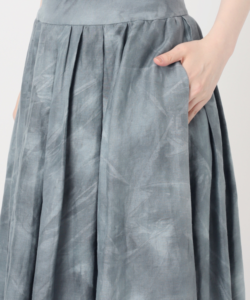 Deuxieme Classe(ドゥーズィエムクラス)の「TIEDYE LINEN スカート(スカート・レディース・エメラルドブルー・38/36)」の16枚目の写真
