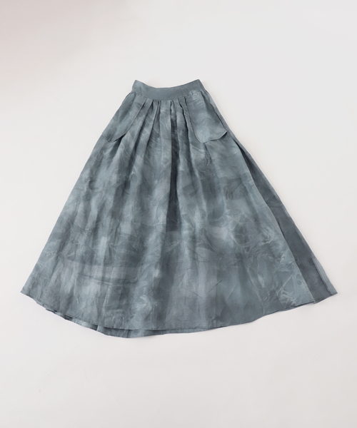 Deuxieme Classe(ドゥーズィエムクラス)の「TIEDYE LINEN スカート(スカート・レディース・エメラルドブルー・38/36)」の21枚目の写真