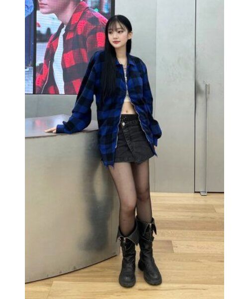 EXTRAORDINARY(エクストラオーディナリー)の「WRAP SKIRT BLACK(スカート・レディース・その他・SMALL/X-SMALL)」の5枚目の写真