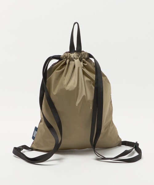 JULY NINE(ジュライナイン)の「【別注】<JULY NINE>メッシュ ナップサック リュック バッグ(バックパック/リュック・メンズ・ブラック/ブラウン系/オレンジ・FREE)」の5枚目の写真