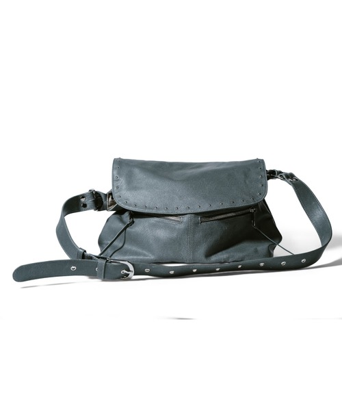 Knuth Marf(クヌースマーフ)の「studded shoulder bag(ショルダーバッグ・レディース・ブルー/ブラック・ONE SIZE)」の15枚目の写真