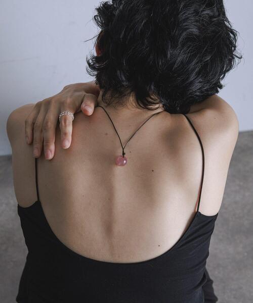 SMELLY(スメリー)の「SMELLY so’ strawberryquartz necklace(ネックレス・レディース・シルバー系その他・-)」の12枚目の写真