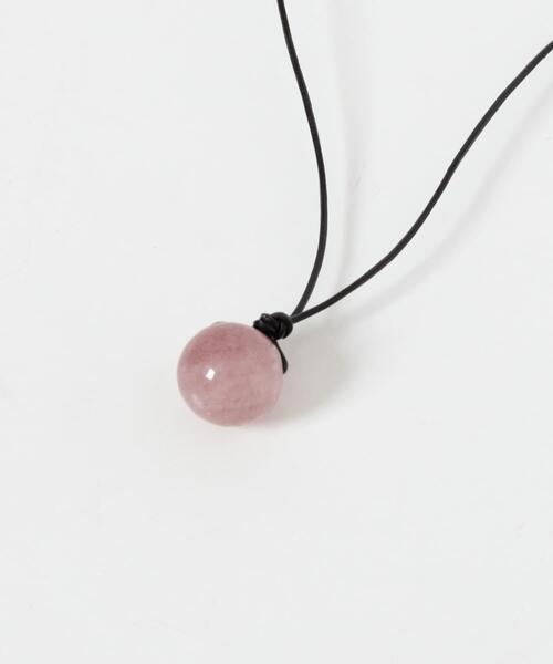 SMELLY(スメリー)の「SMELLY so’ strawberryquartz necklace(ネックレス・レディース・シルバー系その他・-)」の4枚目の写真