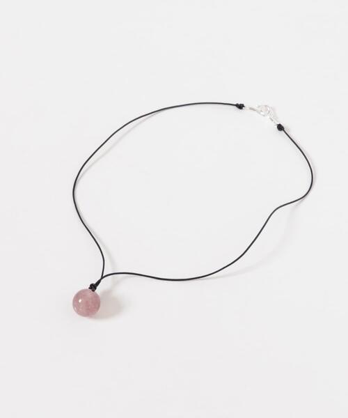 SMELLY(スメリー)の「SMELLY so’ strawberryquartz necklace(ネックレス・レディース・シルバー系その他・-)」の6枚目の写真