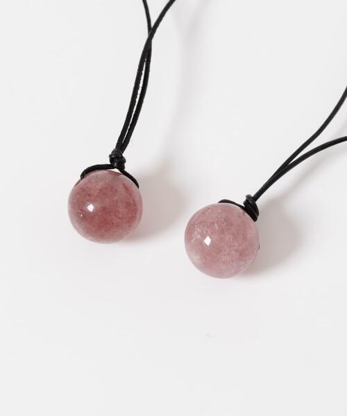 SMELLY(スメリー)の「SMELLY so’ strawberryquartz necklace(ネックレス・レディース・シルバー系その他・-)」の8枚目の写真
