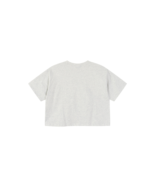 LAP(ラップ)の「ヴィンテージプリントクロップ半袖Tシャツ AS2CT470(Tシャツ/カットソー・レディース・ライトグレー/チャコールグレー・FREE)」の6枚目の写真