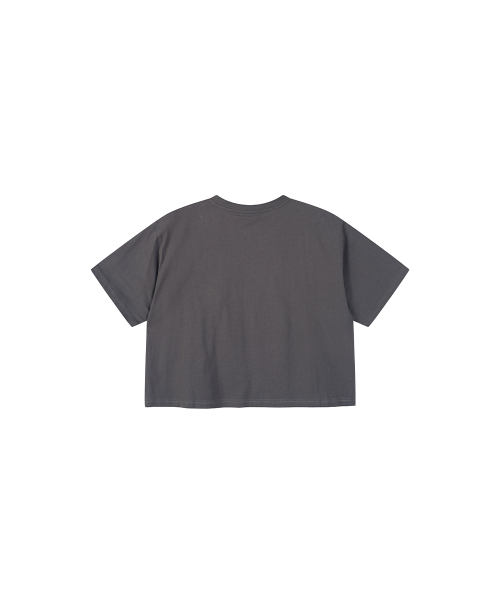 LAP(ラップ)の「ヴィンテージプリントクロップ半袖Tシャツ AS2CT470(Tシャツ/カットソー・レディース・ライトグレー/チャコールグレー・FREE)」の7枚目の写真