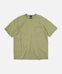 VINTAGE POCKET HALF TEE _ OLIVE