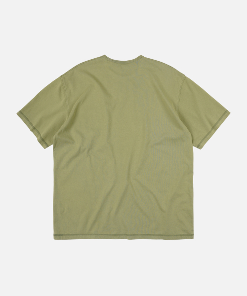 FRIZMWORKS(フリズムワークス)の「VINTAGE POCKET HALF TEE _ OLIVE(Tシャツ/カットソー・メンズ・その他・SMALL/MEDIUM/LARGE/X-LARGE)」の2枚目の写真