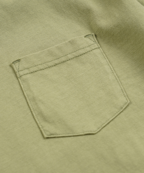 FRIZMWORKS(フリズムワークス)の「VINTAGE POCKET HALF TEE _ OLIVE(Tシャツ/カットソー・メンズ・その他・SMALL/MEDIUM/LARGE/X-LARGE)」の4枚目の写真