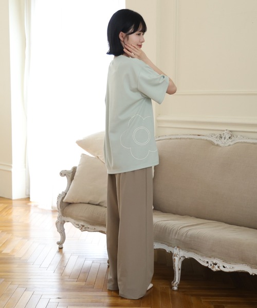 MARY QUANT(マリークワント)の「バックデイジーポンチ プルオーバー(Tシャツ/カットソー・レディース・ホワイト/ブラック/ライトグリーン・M)」の7枚目の写真