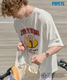 POPEYE（ポパイ）の「【HECT】POPEYE College Logo S/S Tee / POPEYE別注 アソート カレッジロゴ オーバーサイズ半袖Tシャツ（Tシャツ/カットソー）」