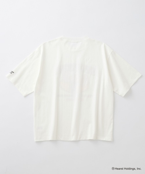 POPEYE(ポパイ)の「【HECT】POPEYE College Logo S/S Tee / POPEYE別注 アソート カレッジロゴ オーバーサイズ半袖Tシャツ(Tシャツ/カットソー・メンズ・ホワイト系/杢グレー/チャコール/オフホワイト/ダークネイビー・S/L/M)」の13枚目の写真