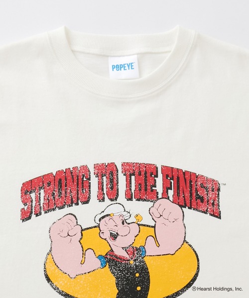 POPEYE(ポパイ)の「【HECT】POPEYE College Logo S/S Tee / POPEYE別注 アソート カレッジロゴ オーバーサイズ半袖Tシャツ(Tシャツ/カットソー・メンズ・ホワイト系/杢グレー/チャコール/オフホワイト/ダークネイビー・S/L/M)」の14枚目の写真