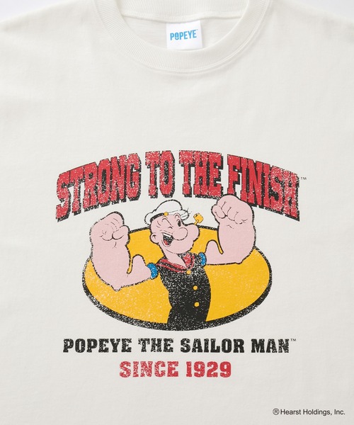 POPEYE(ポパイ)の「【HECT】POPEYE College Logo S/S Tee / POPEYE別注 アソート カレッジロゴ オーバーサイズ半袖Tシャツ(Tシャツ/カットソー・メンズ・ホワイト系/杢グレー/チャコール/オフホワイト/ダークネイビー・S/L/M)」の16枚目の写真