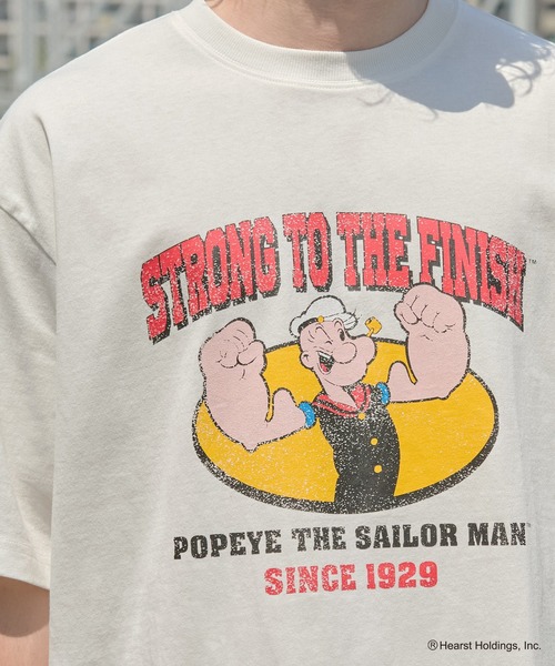 HECT】POPEYE College Logo S/S Tee / POPEYE別注 アソート カレッジ