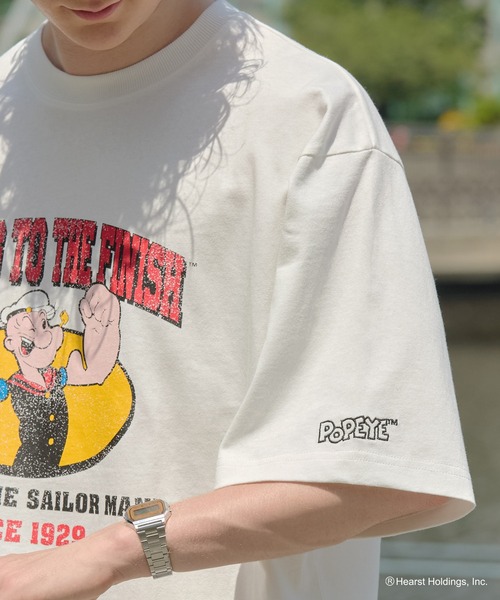 HECT】POPEYE College Logo S/S Tee / POPEYE別注 アソート カレッジ