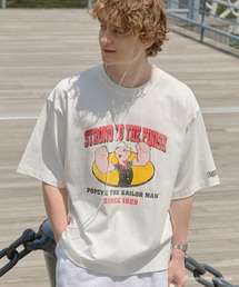 POPEYE（ポパイ）の「【HECT】POPEYE College Logo S/S Tee / POPEYE別注 アソート カレッジロゴ オーバーサイズ半袖Tシャツ（Tシャツ/カットソー）」
