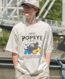 POPEYE（ポパイ）の「【HECT】POPEYE College Logo S/S Tee / POPEYE別注 アソート カレッジロゴ オーバーサイズ半袖Tシャツ（Tシャツ/カットソー）」