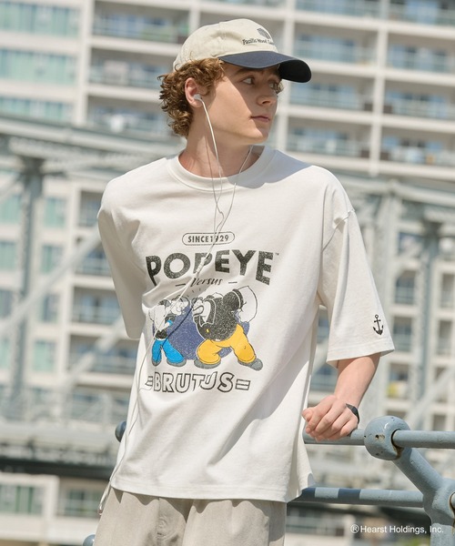 HECT】POPEYE College Logo S/S Tee / POPEYE別注 アソート カレッジ