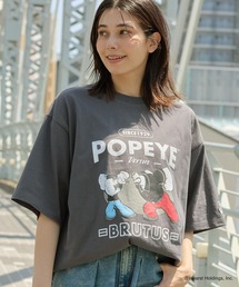 POPEYE（ポパイ）の「【HECT】POPEYE College Logo S/S Tee / POPEYE別注 アソート カレッジロゴ オーバーサイズ半袖Tシャツ（Tシャツ/カットソー）」