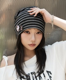 Never mind the XU】star studs beanie / 【ネバーマインド ザ
