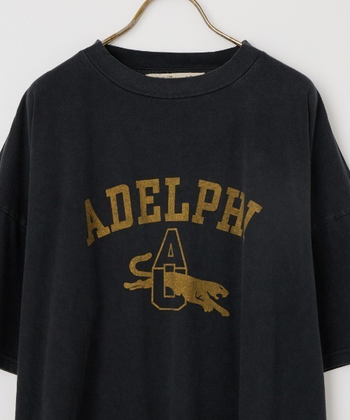 REMI RELIEF（レミレリーフ）の「[REMI RELIEF/レミレリーフ] 別注 ビッグシルエット SP加工プリントTシャツ（Tシャツ/カットソー・レディース・ブラック・F/M/S）」の2枚目の写真