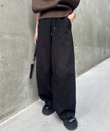 Ameri（アメリ）の「2WAY HEM BUTTON BARREL PANTS（スウェットパンツ）」