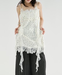 satin lace cami tunic/サテンレースキャミチュニック