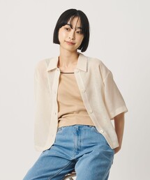 BEAUTY&YOUTH UNITED ARROWS | ポリエステル メッシュ ショートスリーブシャツ(シャツ/ブラウス)