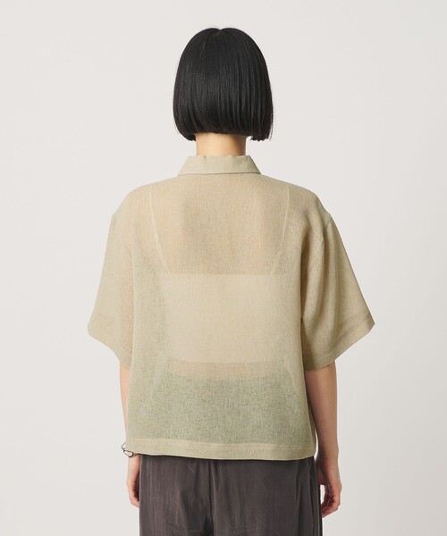 BEAUTY&YOUTH UNITED ARROWS（ビューティーアンドユースユナイテッドアローズ）の「ポリエステル メッシュ ショートスリーブシャツ（シャツ/ブラウス・レディース・ライム/ブラック/オフホワイト・FREE）」の14枚目の写真